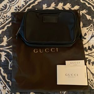 Gucci makeup bag